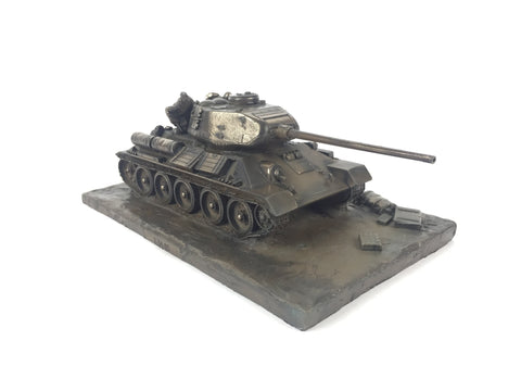 Russian T-34-85 Military Statue Sculpture