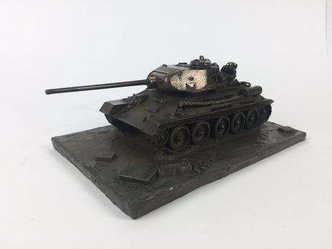 Russian T-34-85 Military Statue Sculpture