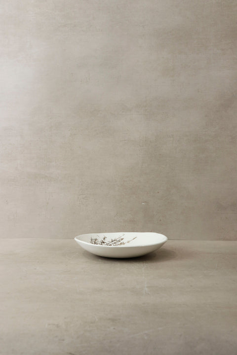 Assiette en céramique Fynbos &amp; Oiseau n°18