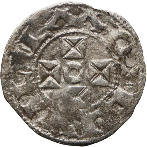 1127-1137 Denier Duchy of Aquitaine William X Coin France Bordeaux