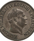 1856 A 1 Silbergroschen Prussia Germany Coin Frederick William IV Berlin Mint