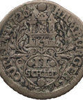 1726 IHL 2 Shillings Hanseatic city of Hamburg Coin Germany
