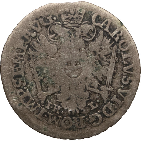 1727 IHL 2 Shillings Hanseatic city of Hamburg Coin Germany