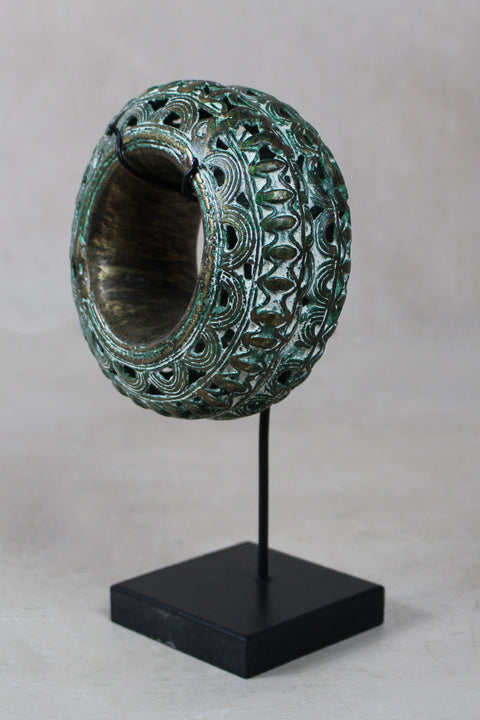 Benin Bronze Bangle - 207.4