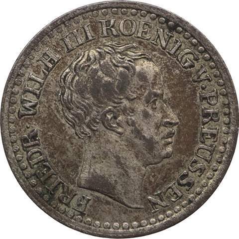 1821 A 1 Silbergroschen Kingdom of Prussia Coin Frederick William III