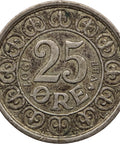 1907 25 Øre Denmark Frederik VIII Coin