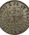 1862 1 Kreuzer City of Frankfurt Coin Germany