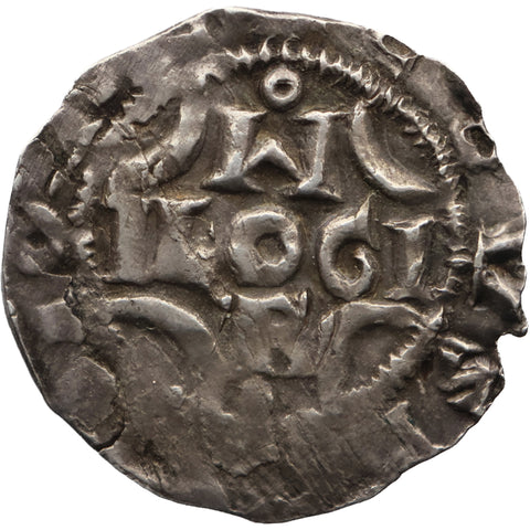 1021-1036 Denier Cologne Pilgrim and Conrad II Coin Andernach