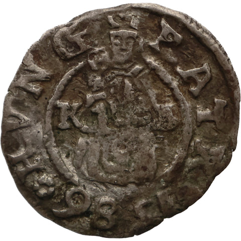 1586 Denar Rudolf of Hungary Kremnitz Mint Coin