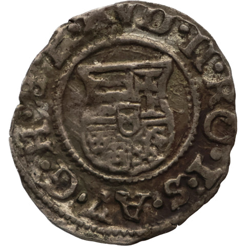 1586 Denar Rudolf of Hungary Kremnitz Mint Coin