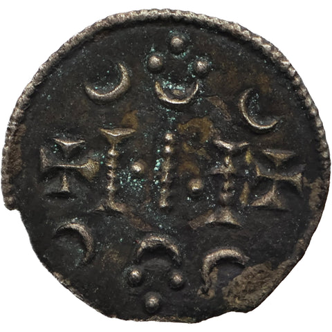 1162-1172 Denier Stephen III of Hungary Coin Silver