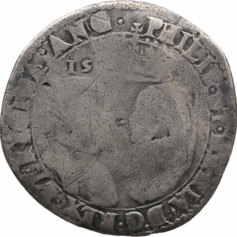 1555 Shilling Philip and Mary Coin England Silver