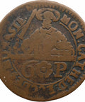 1762 6 Pfenning Münster Coin Cathedral chapter 