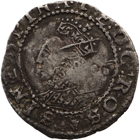 1601 - 1602 Half Groat Elizabeth I Coin England 7th issue 1 Mint Mark London