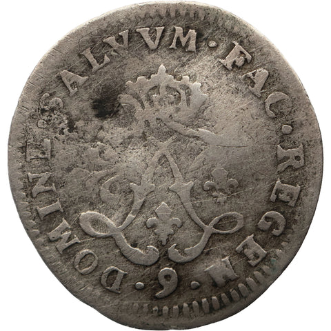 1693 4 Sols with 2 Ls Louis XIV France Coin Mint Rennes