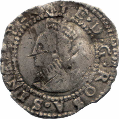 1580 - 1581 Penny Elizabeth I Coin England 5th issue Latin cross Mintmark