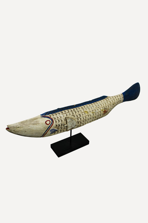 Large Bozo Puppet Fish - Mali - White 172.2