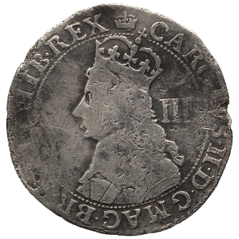 1660 - 1662 4 Pence Charles II Coin England 3rd Hammered Issue