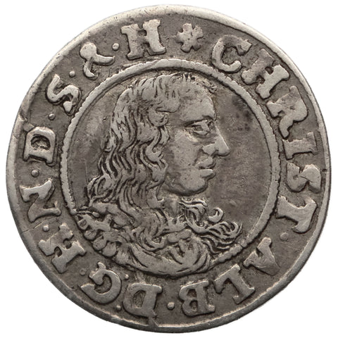 1670 1⁄16 Thaler Danish Schleswig and Holstein Coin Christian V