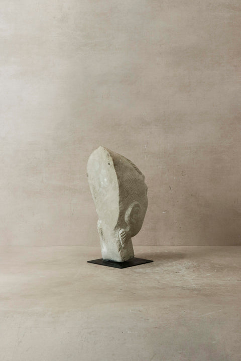 Steinkopfskulptur von Rizimu Chiwawa, Simbabwe - 31.07