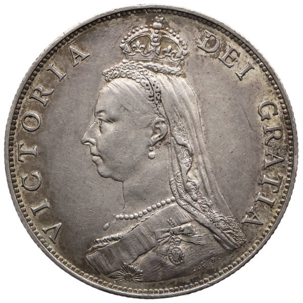 1887 Florin Victoria Münze Zwei Shilling UK Münze 2. Porträt