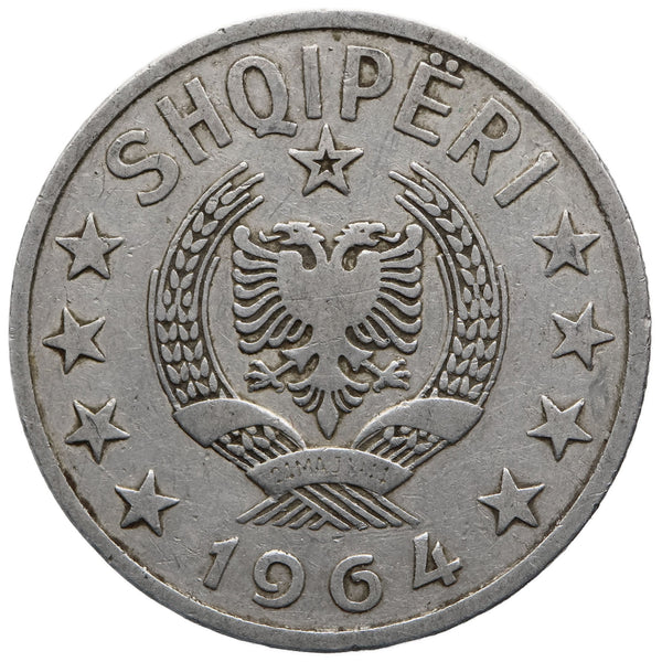 1964 50 Qindarka Albania Coin