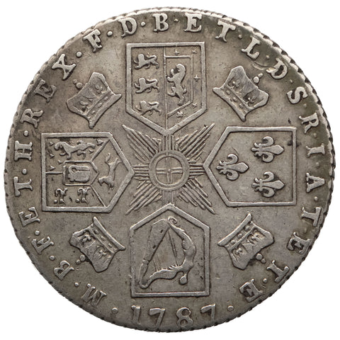1787 6 Pence George III Coin UK Silver