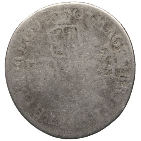 1707 Shilling Anne Coin Edinburgh Mint UK 2nd bust