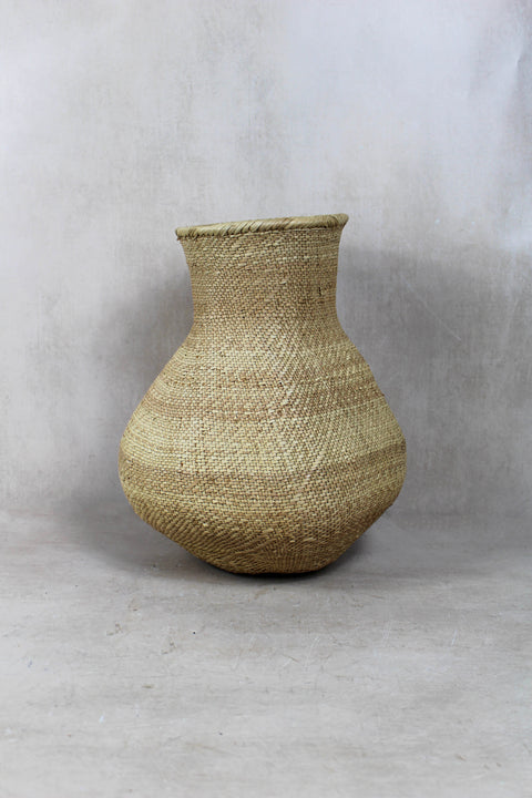 Garlic Gourd woven basket - Zimbabwe - 18.2