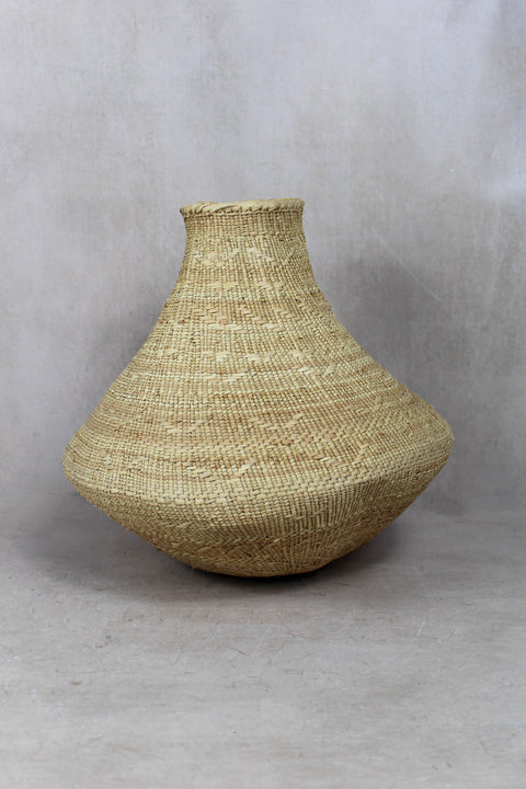 Garlic Gourd woven basket - Zimbabwe - 18.4