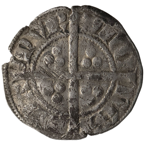 1290 - 1295 Sterling Guy of Dampierre Flanders Coin Namur Mint