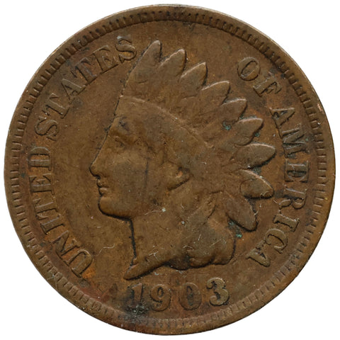 1903 One Cent United States Indian Head Coin