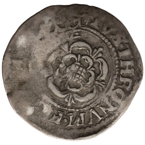 1625 - 1628 Half Groat Charles I of England Coin Tower; Group A