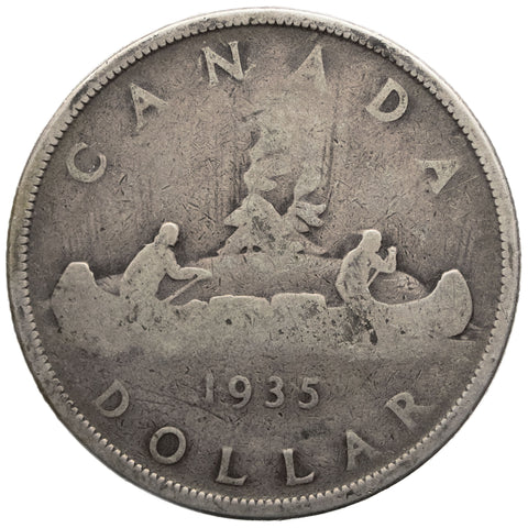 1935 Dollar Canada George V Silver Jubilee