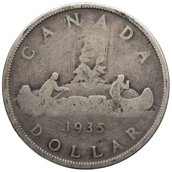 1935 Dollar Canada George V Silver Jubilee