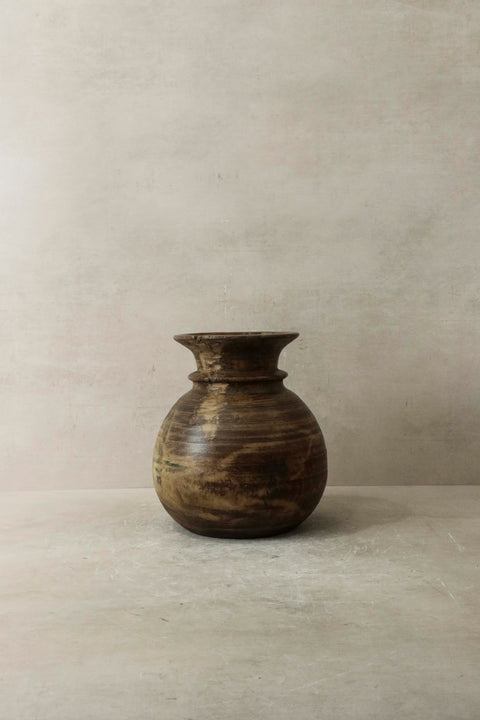 Vintage Teak Vase - 57.2