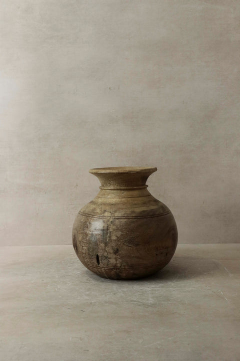 Vintage Teak Vase - 57.3