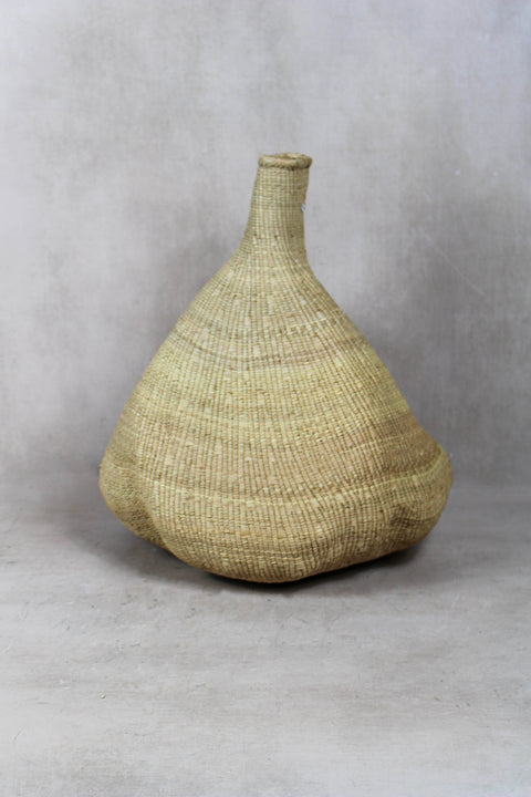 Garlic Gourd woven basket - Zimbabwe - 18.9