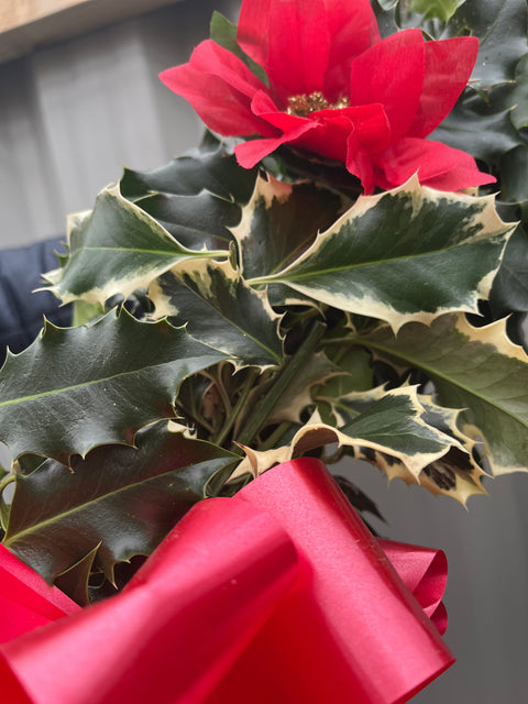 Real Holly Wreath | Hand Made Wreath (45cm)