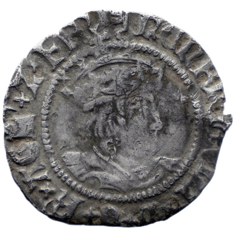 1530 - 1531 Henry VIII Half Groat England Coin 2nd coinage York