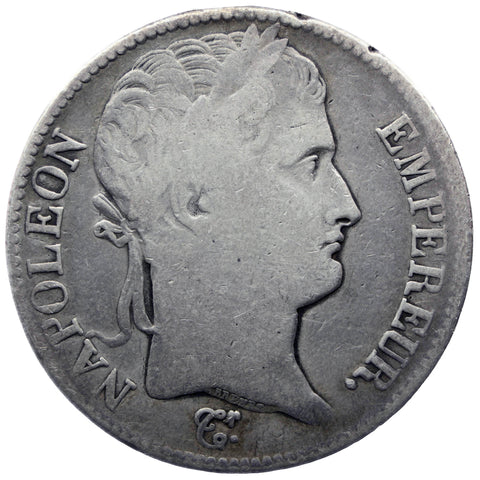 1811 A 5 Francs Napoleon I Coin France Silver Paris Mint