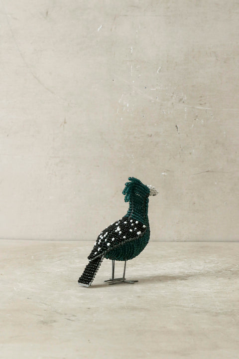 Beaded standing bird - B1