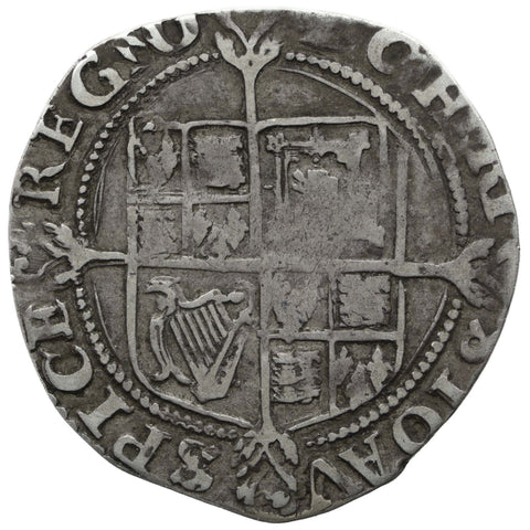 1626 Shilling Charles I Coin England group A, Bust 2, mm Cross Calvary over lis