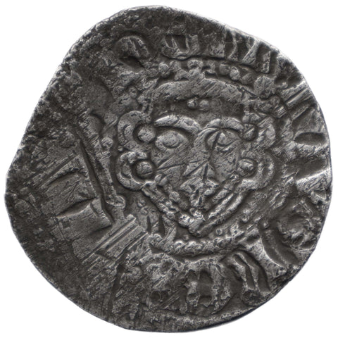 1258 - 1270 One Penny Henry III Long Cross Type England Coin London Mint