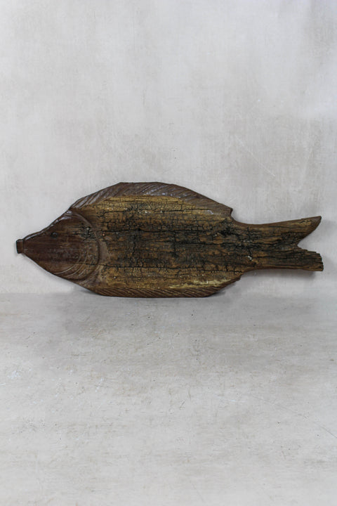 Driftwood Hand Carved Fish - 116.3