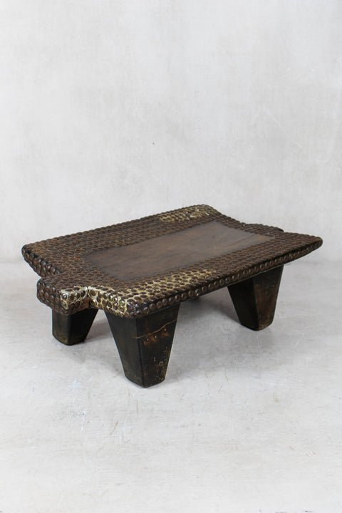 Vintage Rwanda Wood Table 2.5