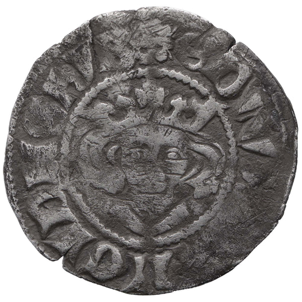 1299-1301 Edward I Penny England Coin Durham Mint Sterling type; class 9b