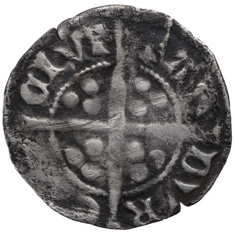 1299-1301 Edward I Penny England Coin Durham Mint Sterling type; class 9b