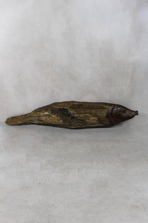 Driftwood Hand Carved Fish - 116.6