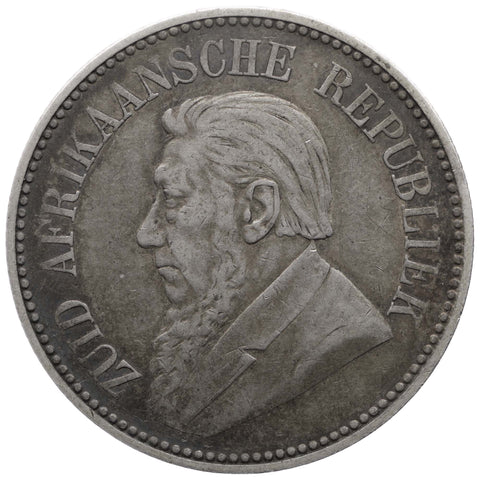 1897 2½ Shillings South Africa Coin Paul Kruger